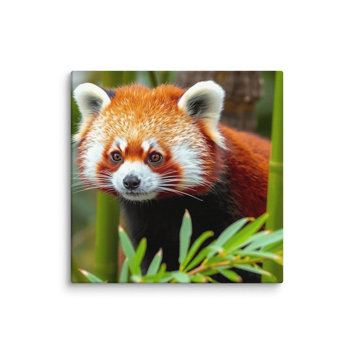 2. Watchful Eyes – Red Panda Wall Art in Bamboo Leaves product image (24)