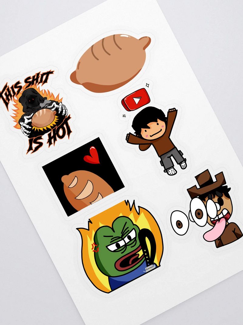 Random bolillo emote stickers