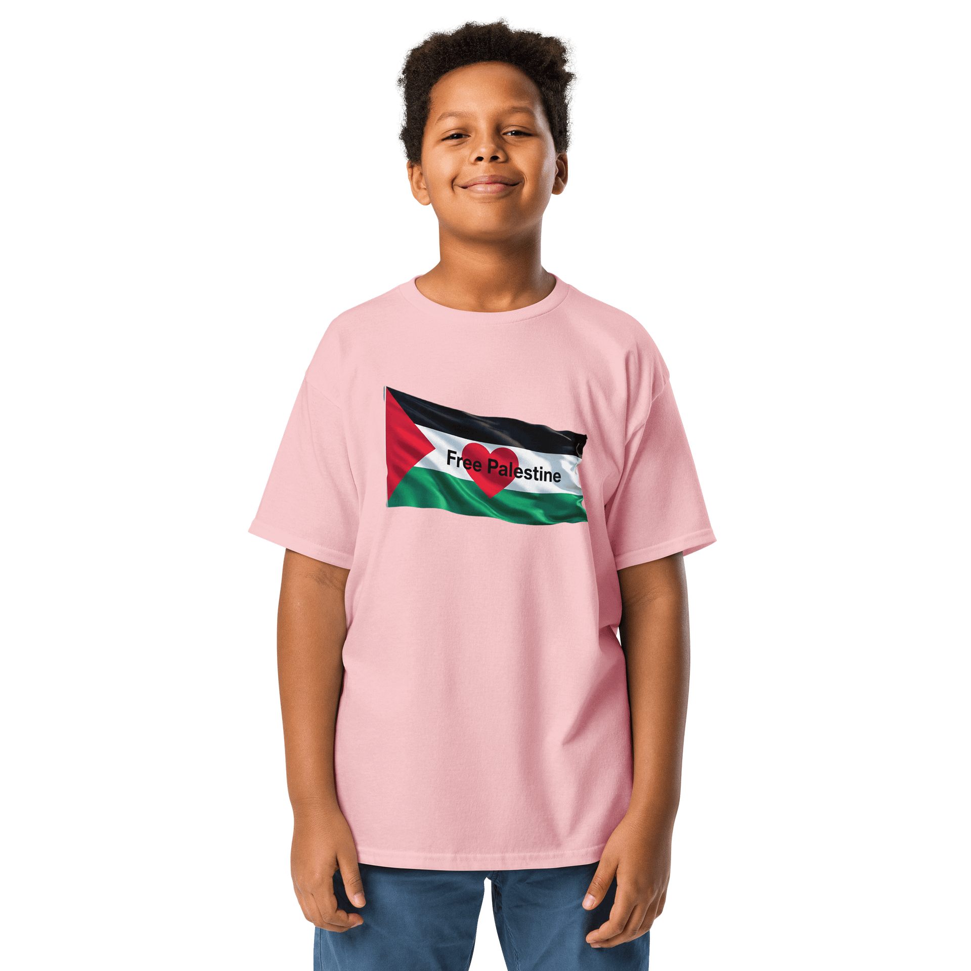 Free Palestine Flag image Youth Tee product image (1)