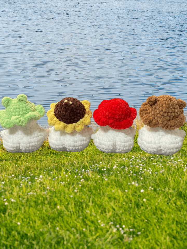 Ducks with Butts wearing hats product image (2)