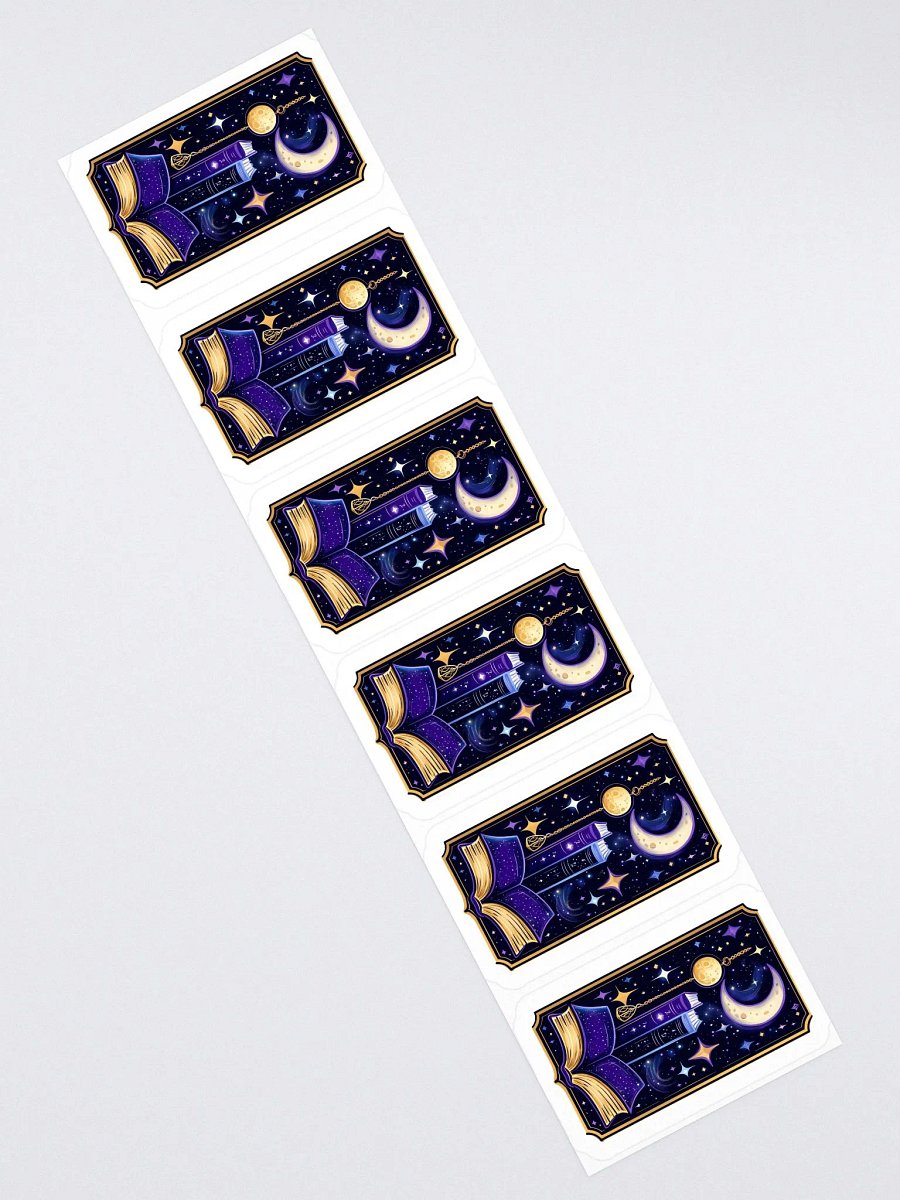 Enchanted Bookmark Mini Strip Sticker product image (2)