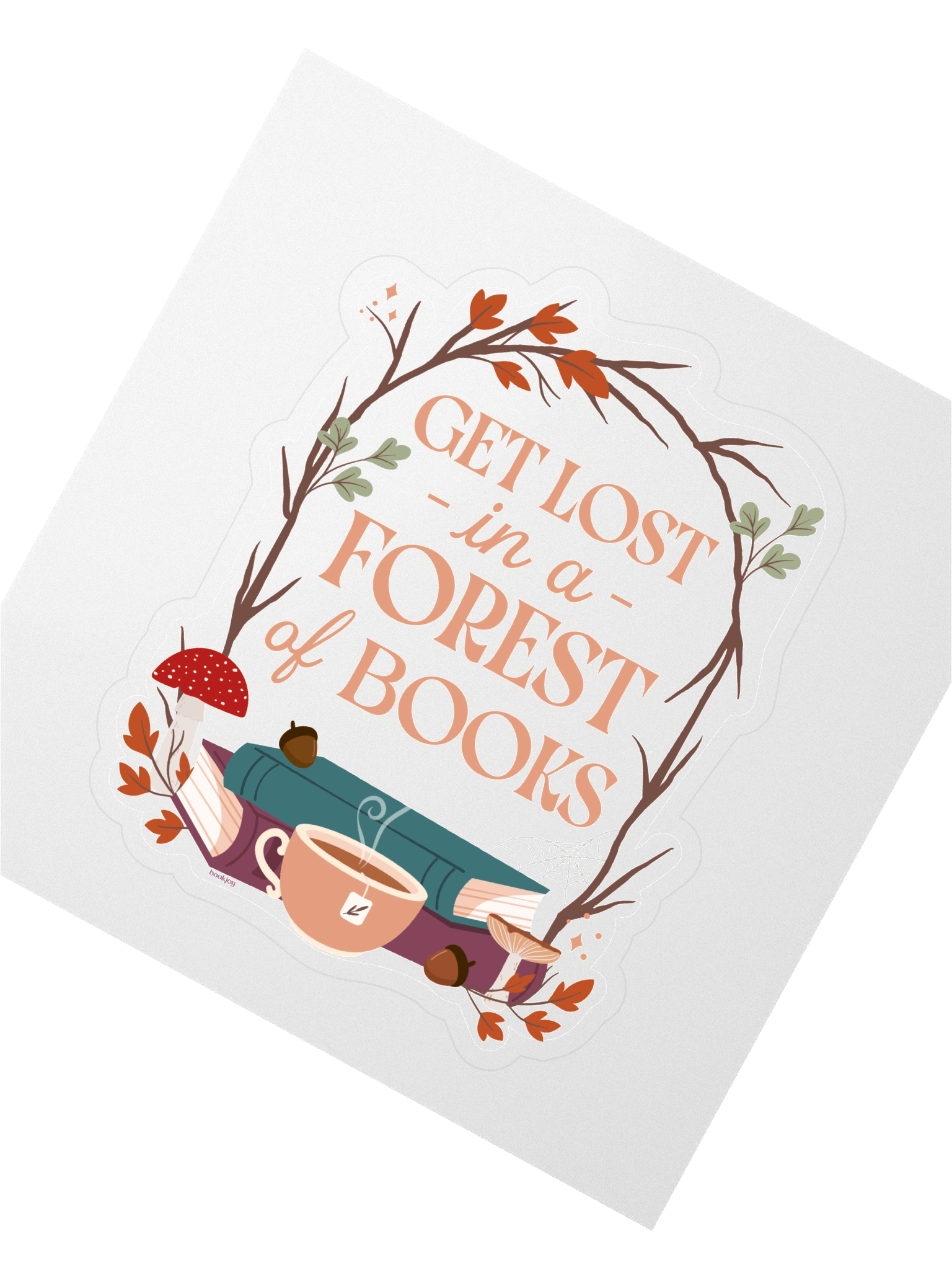 Get Lost in a Forest of Books Sticker product image (2)