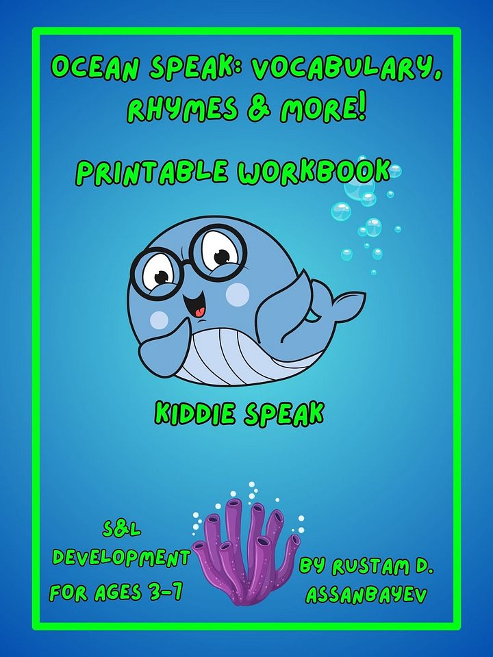 Printable Ocean Speak Worksheets product image (1)