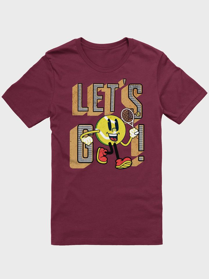 Lets Go Mascot Tennis Ball Vintage T-Shirt product image (4)