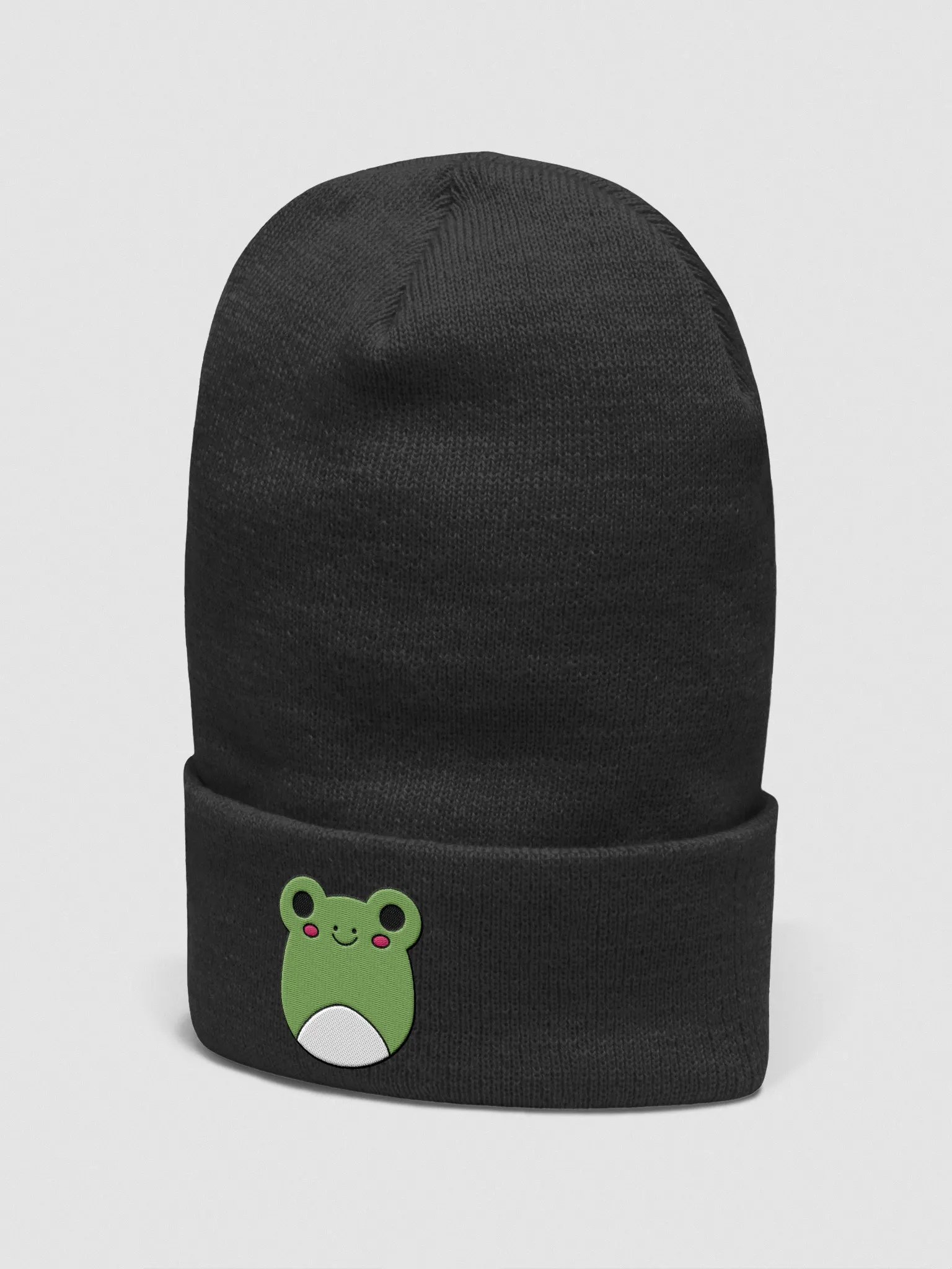 Squishy Frog Embroidered Beanie product image (2)