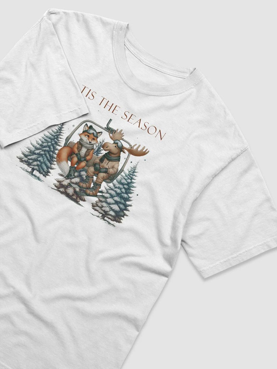 Tis the Season for a Fun Ride with Festive Friends Unisex Heavyweight T-Shirt product image (3)