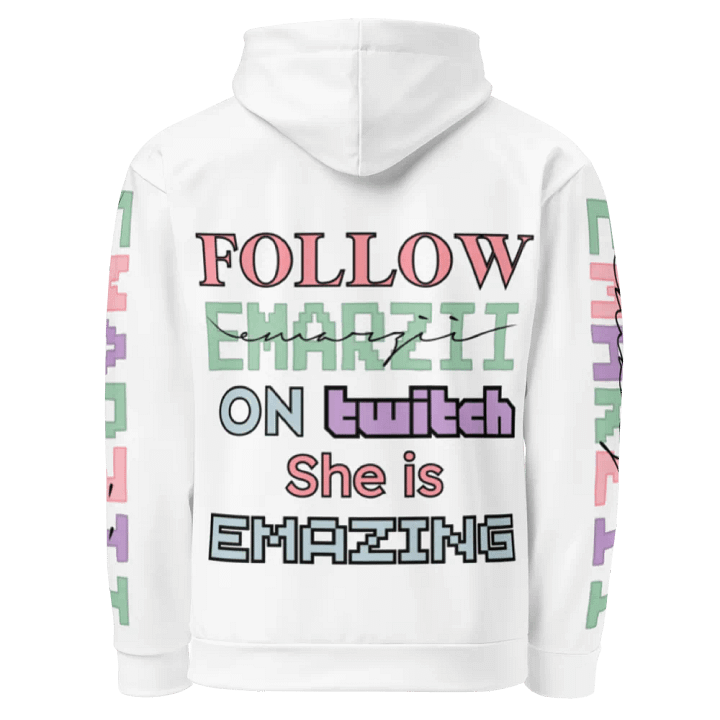 White Emarzii Hoodie product image (2)