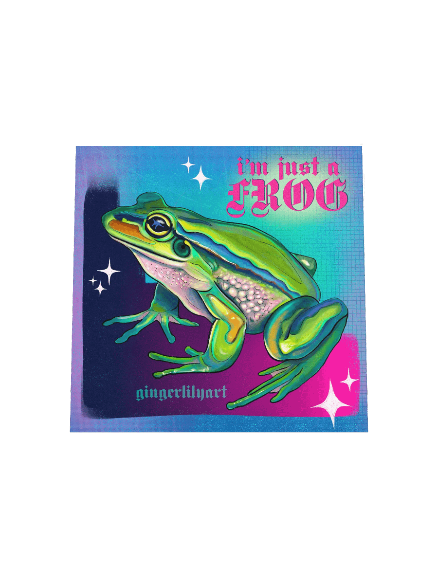 i'm just a frog print product image (7)