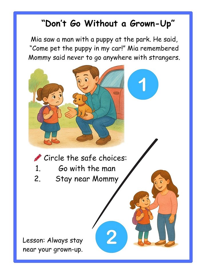 Stranger Danger Detective Printable product image (2)