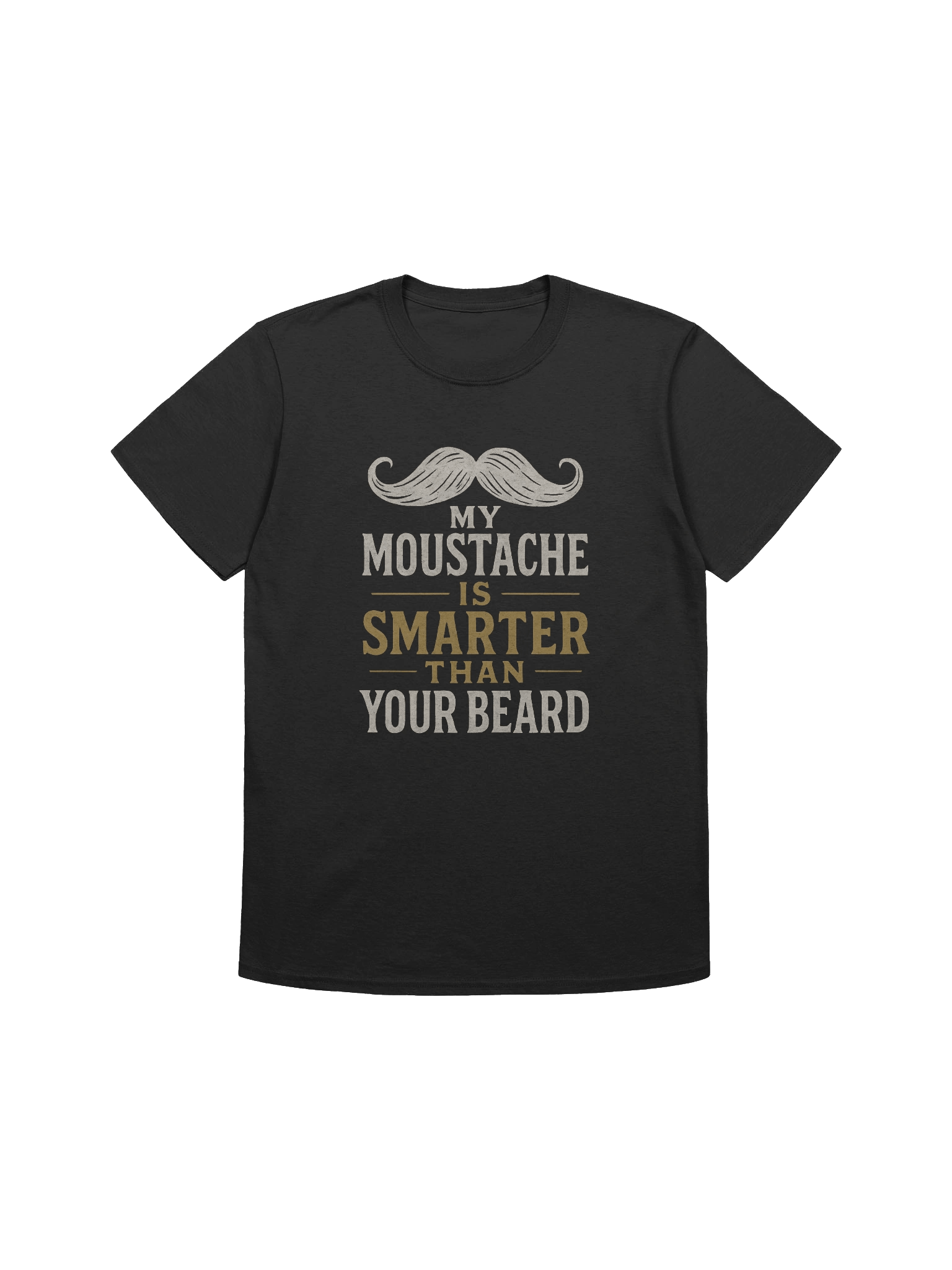 The "Smarter Moustache" Tee: Unleash Your Movember Swagger product image (2)