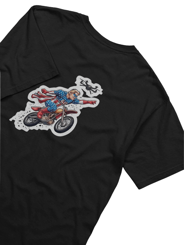 Patriotic Hero Motorcycle Tee product image (1)