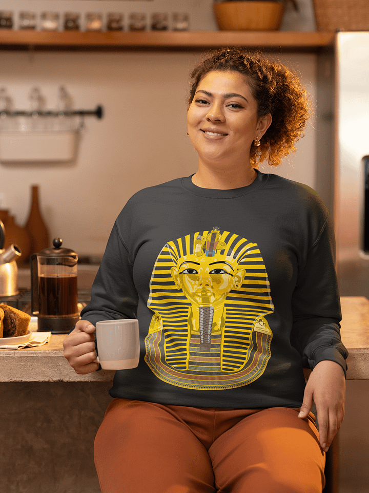 Tutankhamun Mask Printed Classic Sweatshirt product image (1)