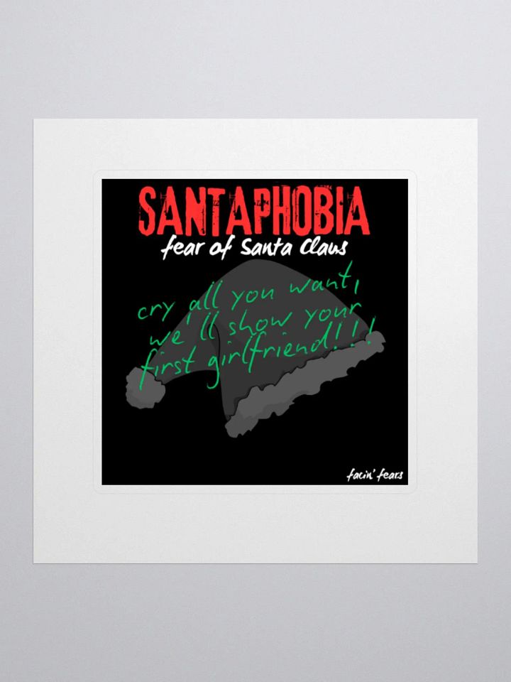 Santaphobia Sticker product image (1)