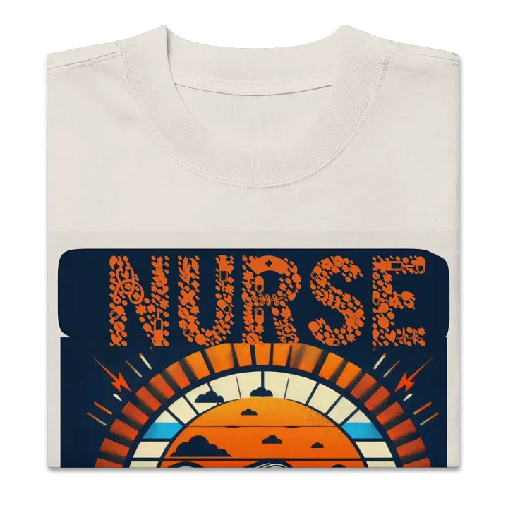 Heart Saver Retro Nurse Oversized Tee product image (2)