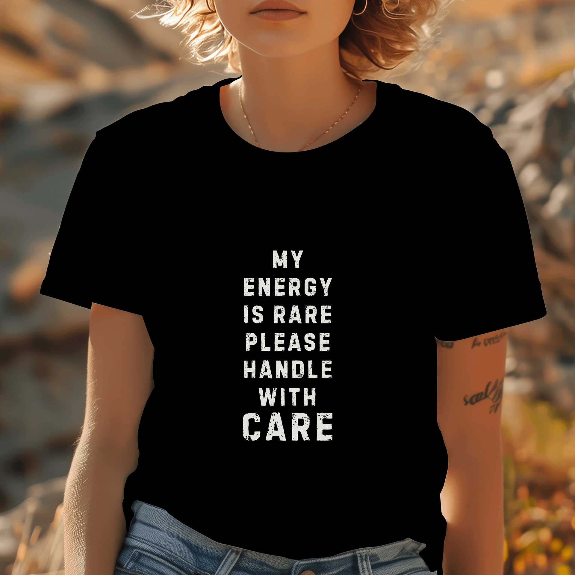 My Energy is Rare Please Handle with Care T-Shirt product image (1)