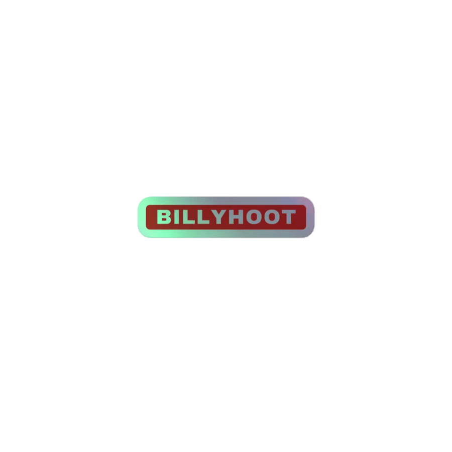 BILLYHOOT Holographic Sticker product image (1)