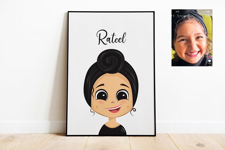 Cute Cartoon Portrait product image (1)