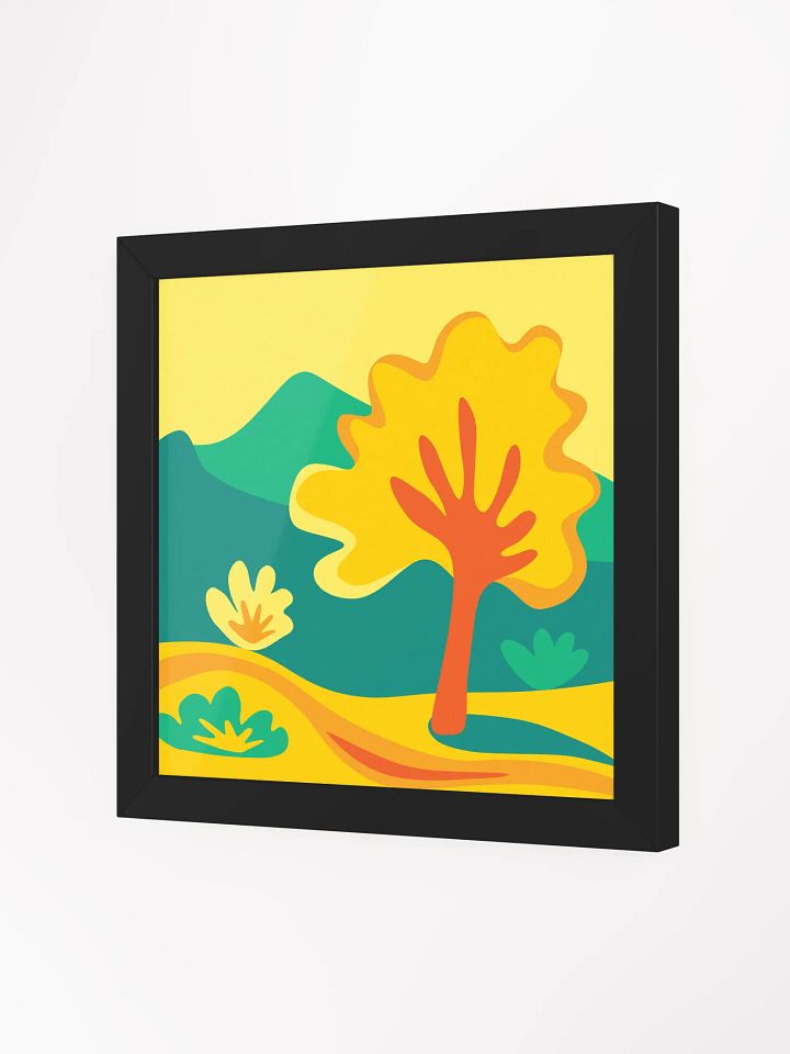 Vibrant Canopy Framed Matte Poster - Abstract Landscape No. 9 product image (23)