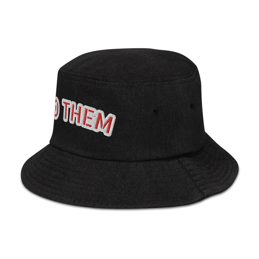1-0 THEM EMBROIDERED BUCKET HAT product image (4)