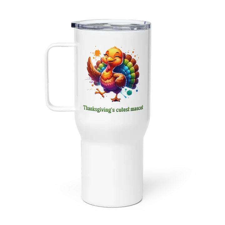 Thanksgiving's Cutest Mascot Travel Mug With A Handle product image (1)