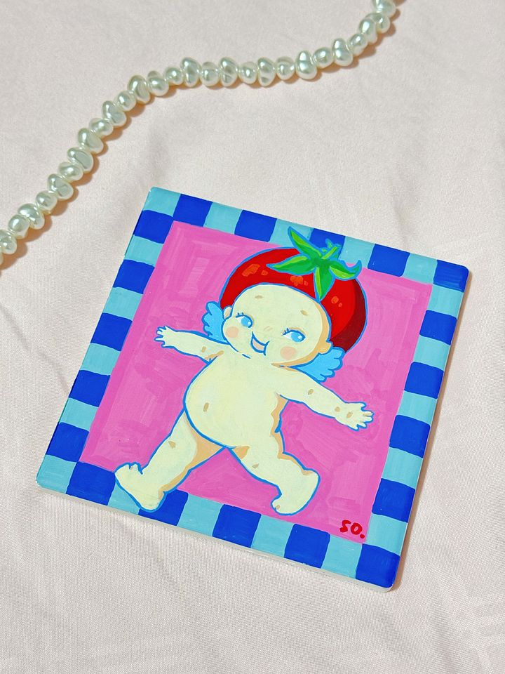 Kewpie Tomato Coaster product image (2)