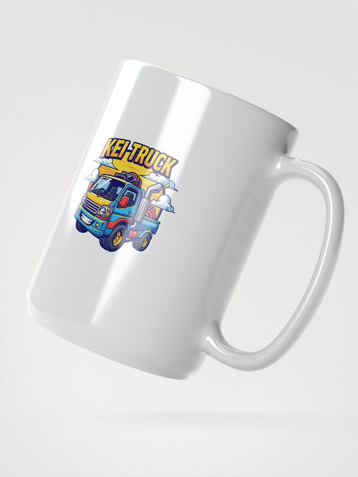 Sunset Kei Truck White Glossy Mug product image (2)