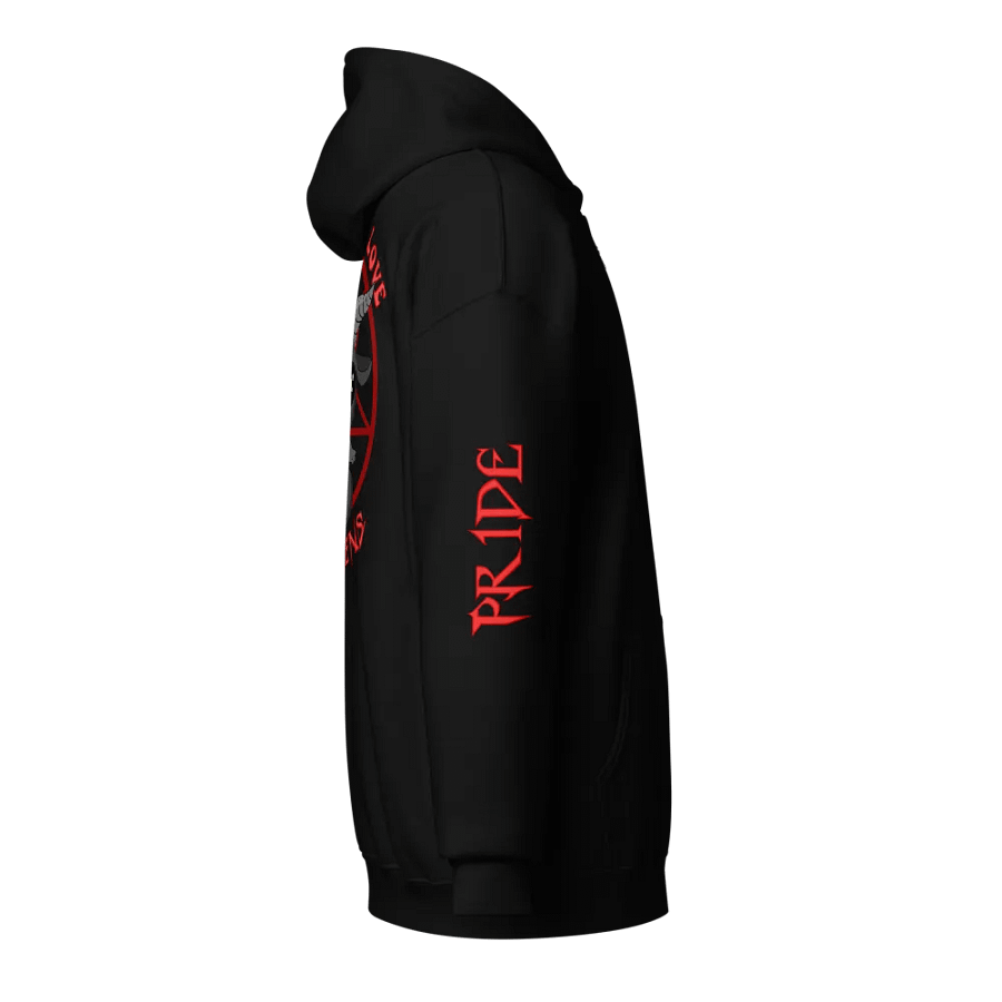 Heathen Zip Up Hoodie - Red product image (26)