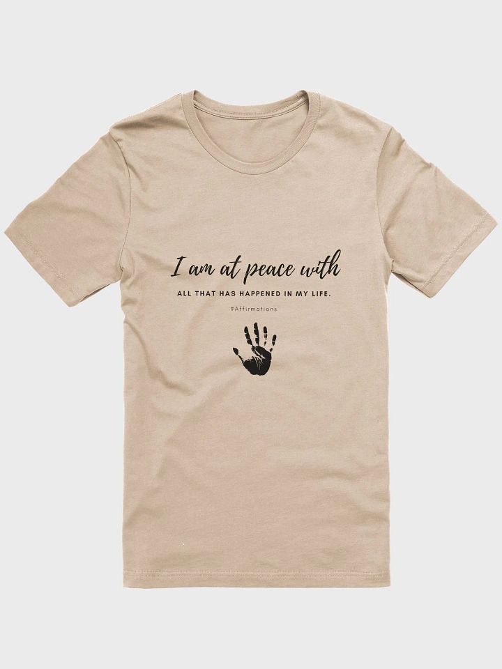I am at peace with Dark Unisex Super soft T-Shirt product image (3)