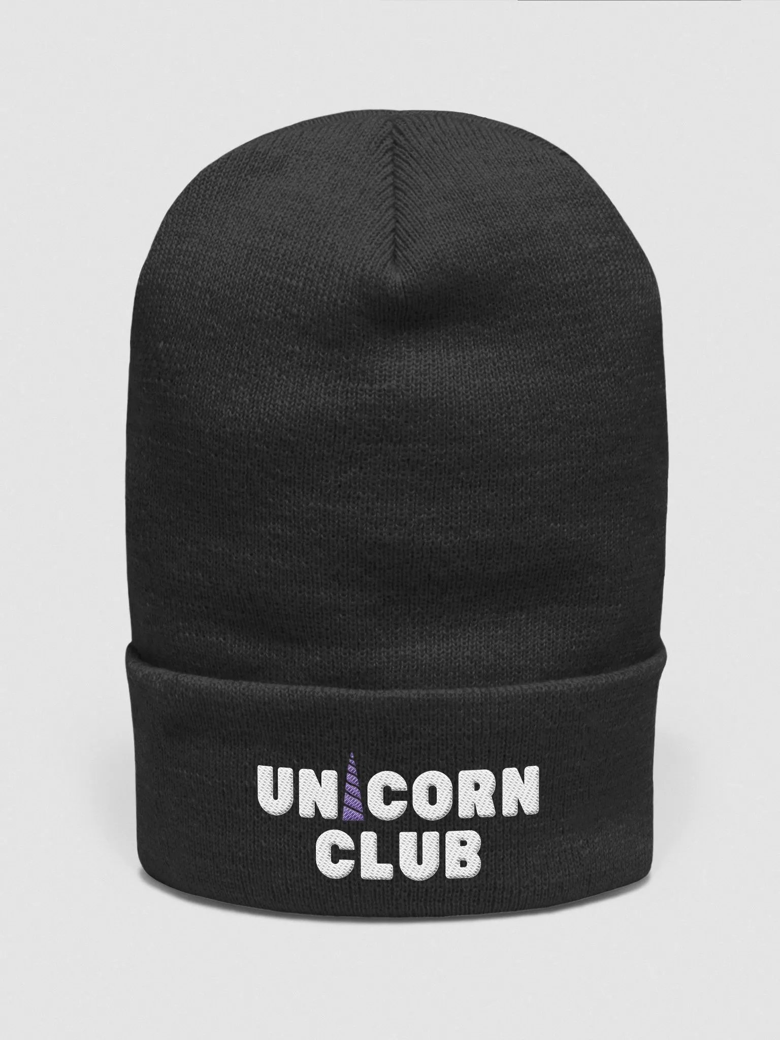 "The Unicorn Club" Beanie - Purple Horn product image (1)