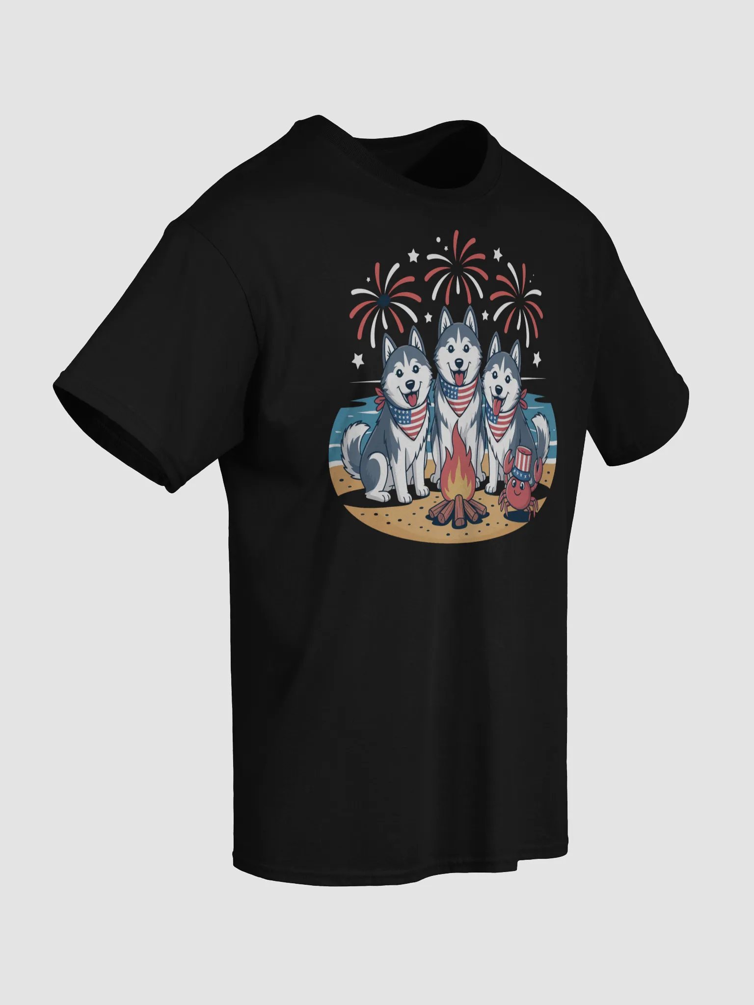 Patriotic Paws Campfire T-Shirt product image (13)