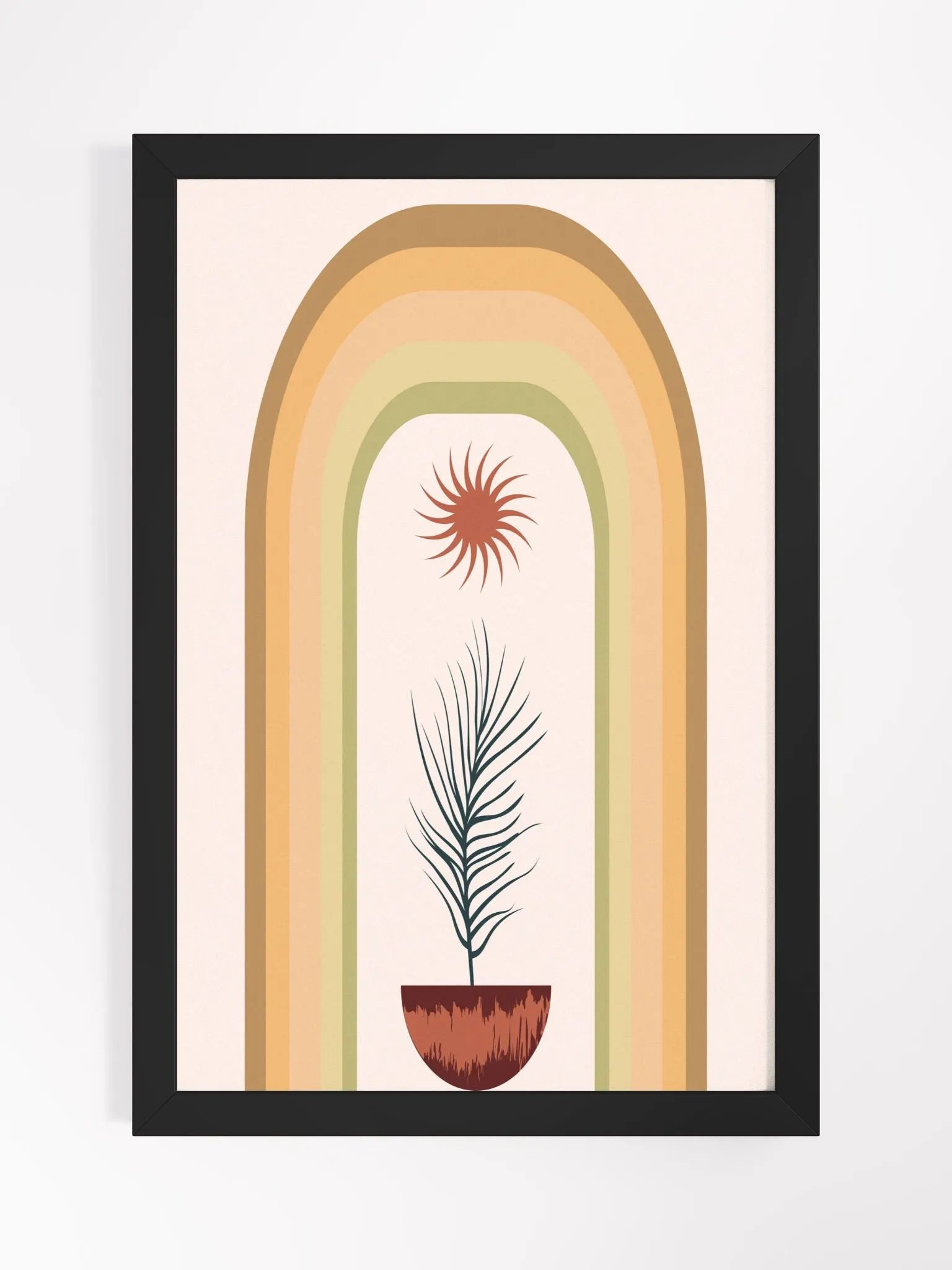 Radiant Flora Framed Art Print product image (4)