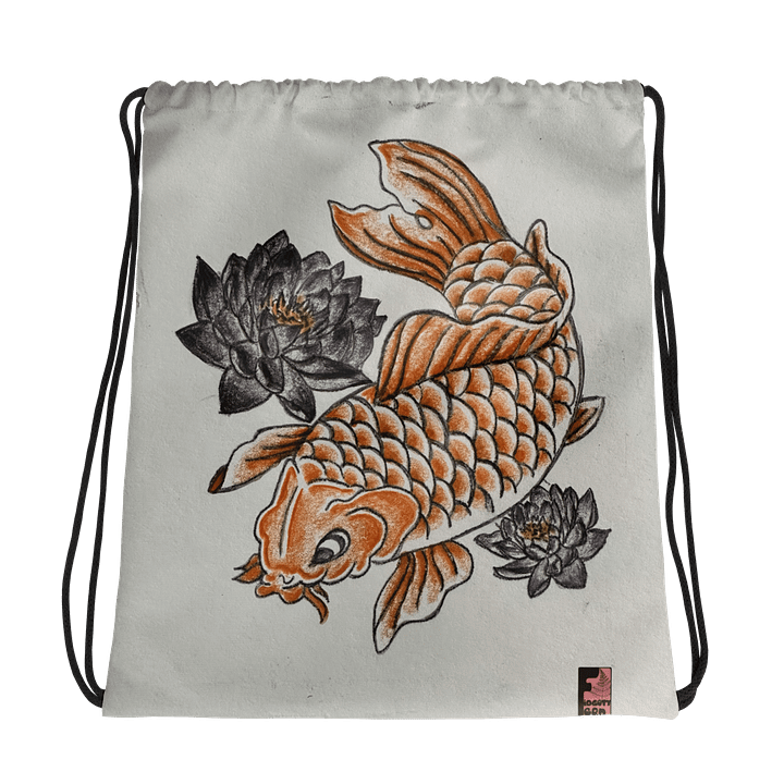 "Koi Fish" Drawstring Bag product image (1)