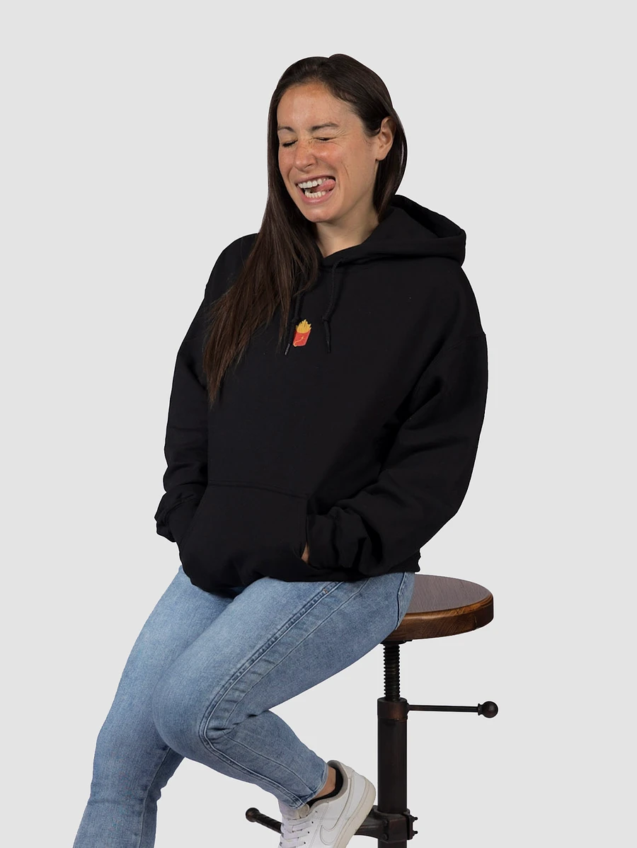 French Fry Fan Club Hoodie - Black product image (6)