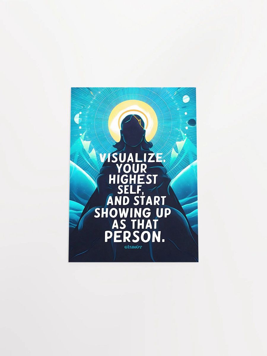 Visualize Your Highest Self - Motivational Quote Poster product image (15)