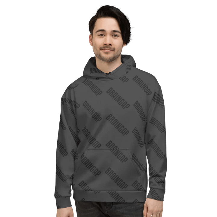 Braingap Unisex Dark Hoodie product image (2)
