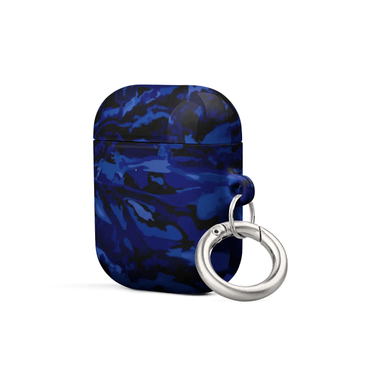 Dark Blue Camo AirPod Case product image (6)