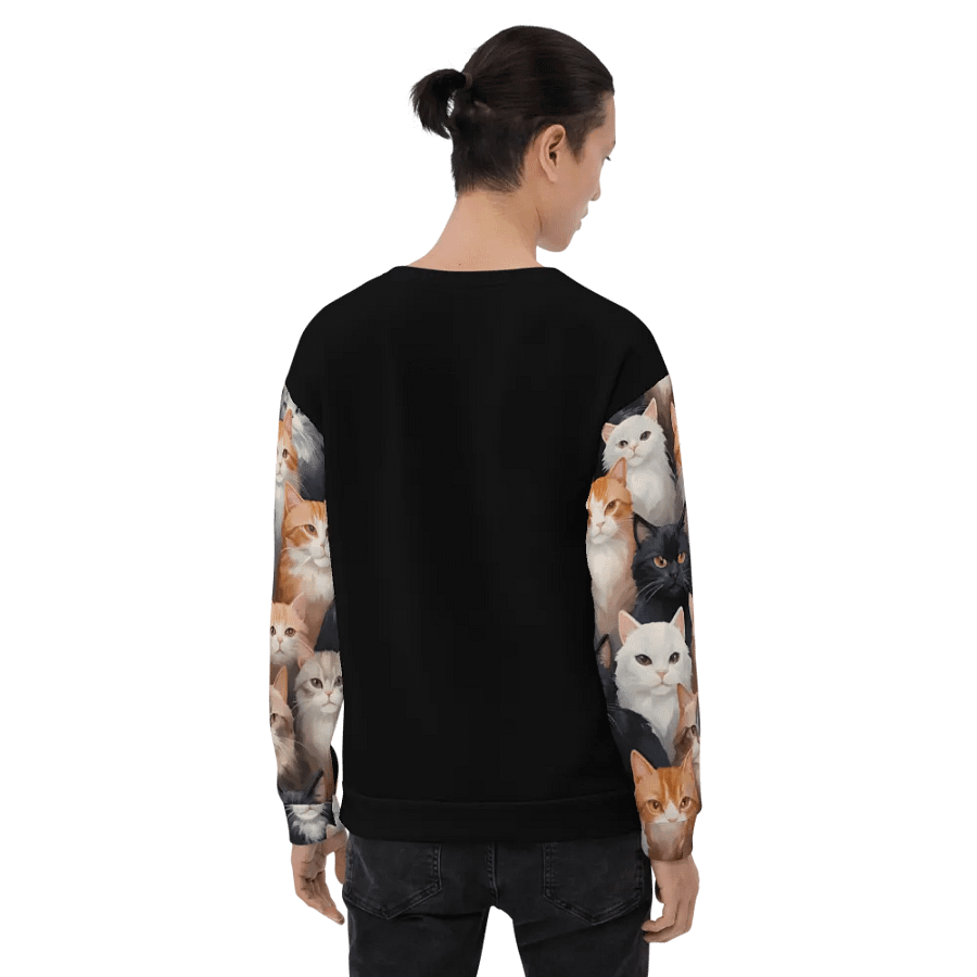 Purrfectly Adorable Cat Lovers Unisex Sweatshirt product image (10)