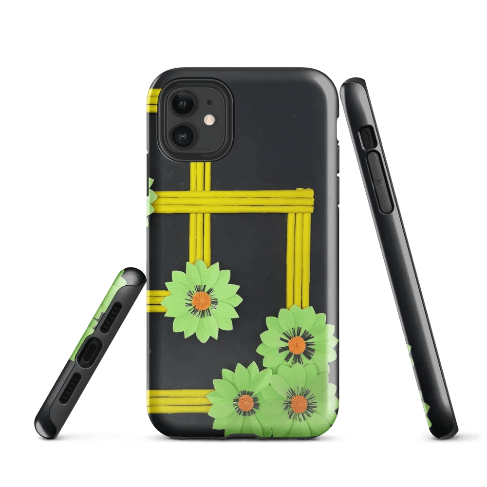 Geometric Bloom iPhone Tough Case product image (1)