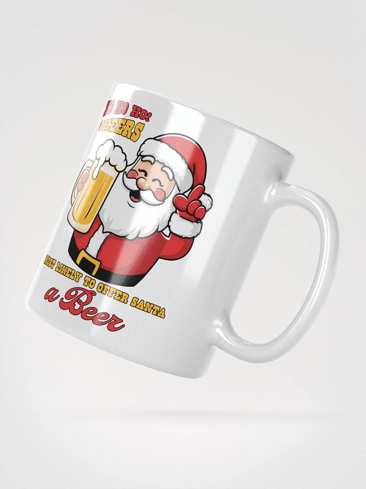 Santa's Cheers White Glossy Mug product image (2)
