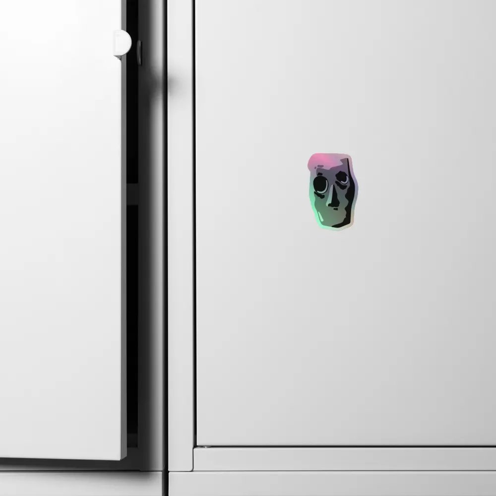 Old Man Chimes Holographic Sticker product image (6)
