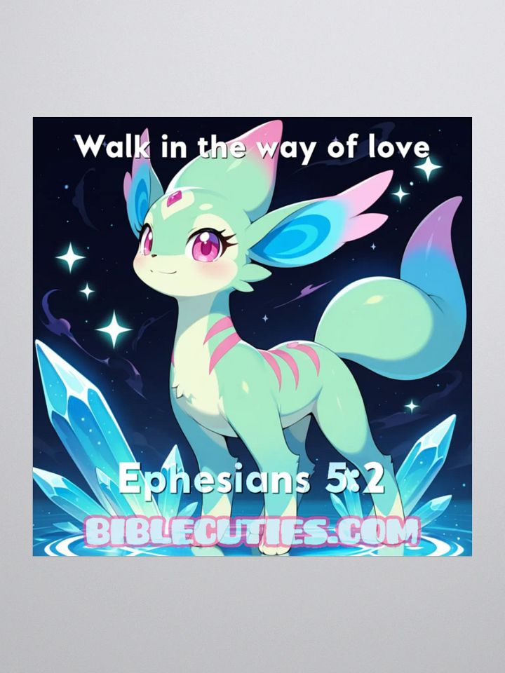 Bible Cuties Victoria - Walk in the way of love Sticker product image (2)