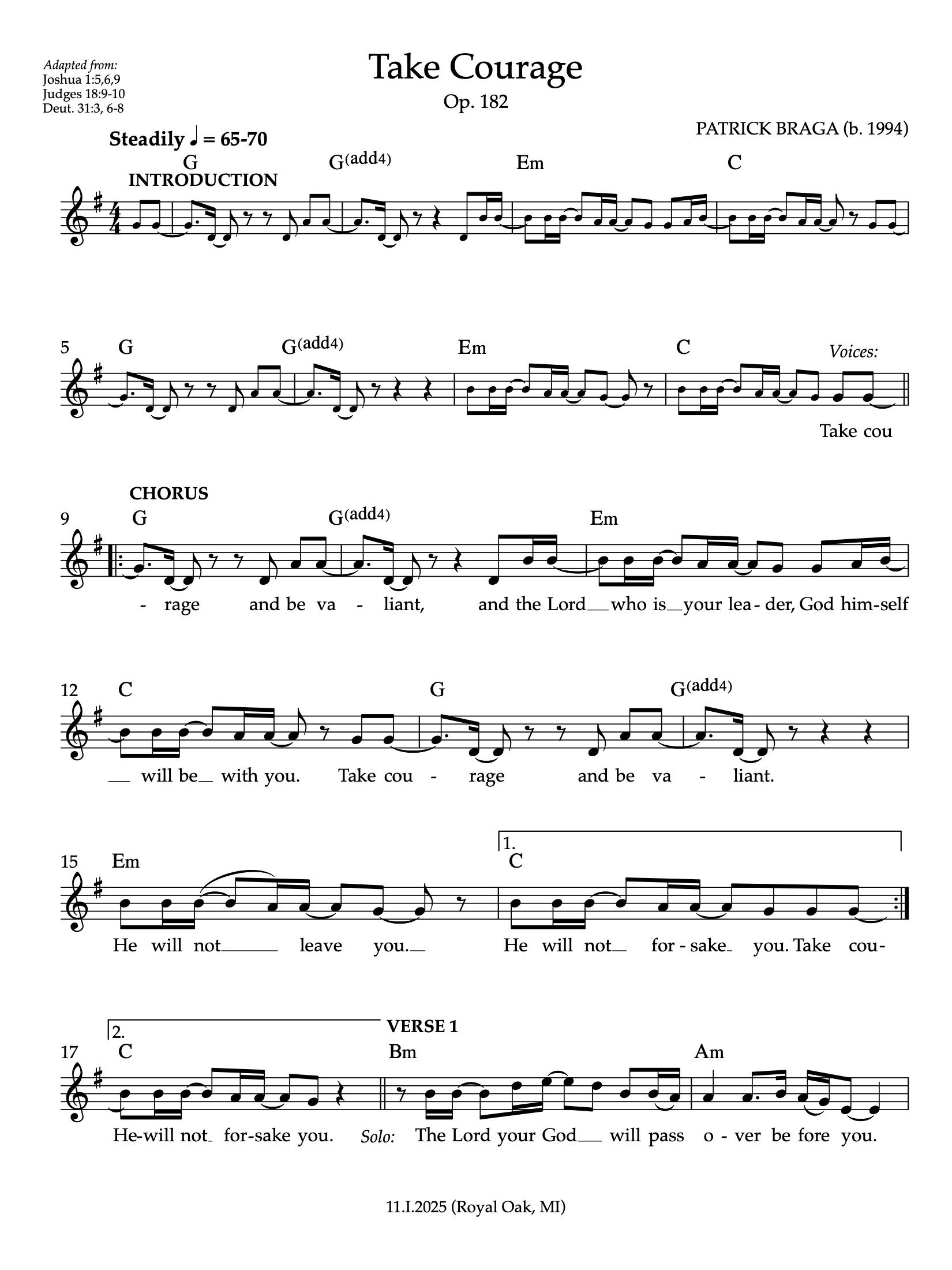 #182 - Take Courage product image (2)