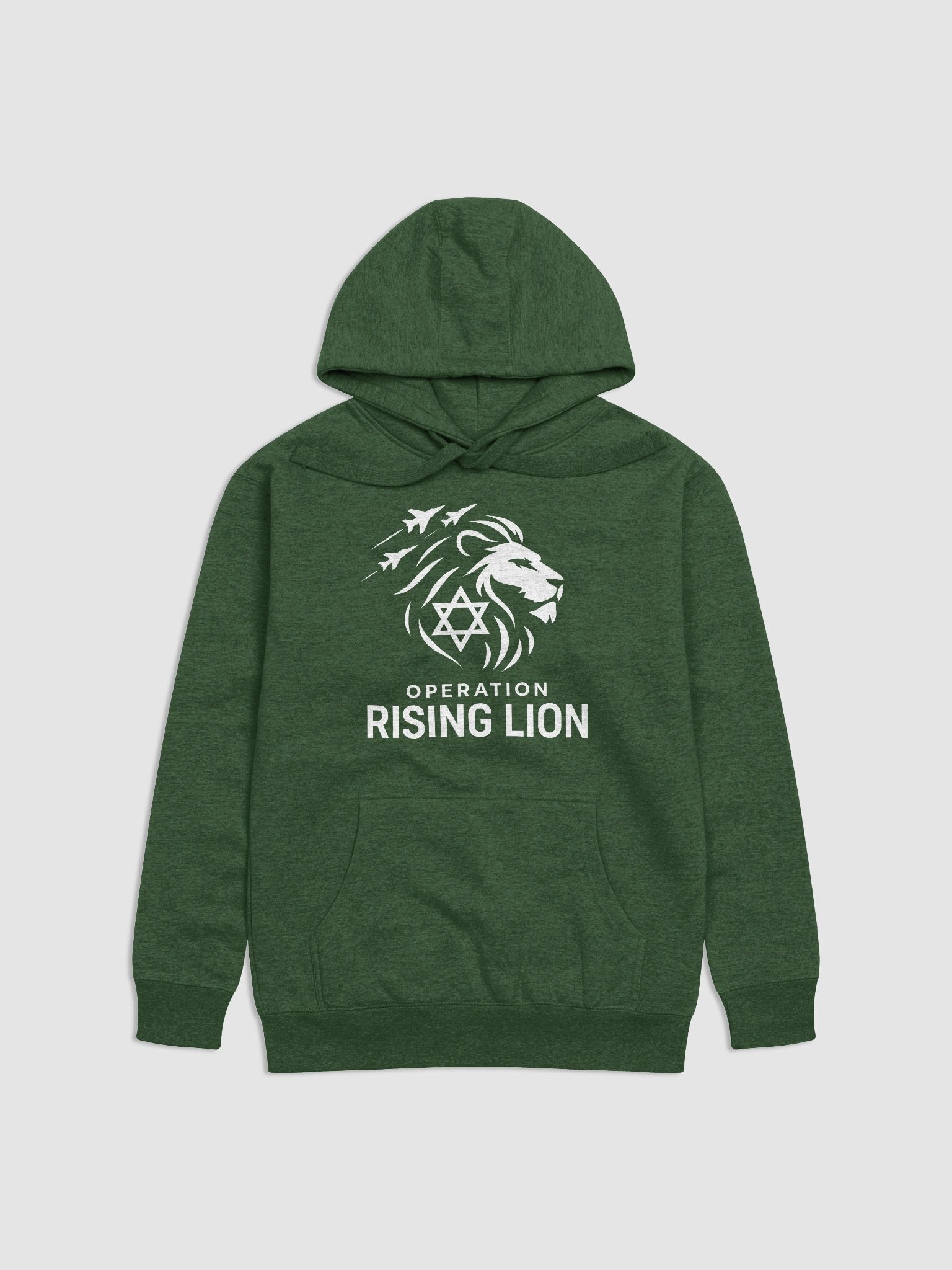 "OPERATION RISING LION" (WHITE EMBLEM) Hoodie product image (22)