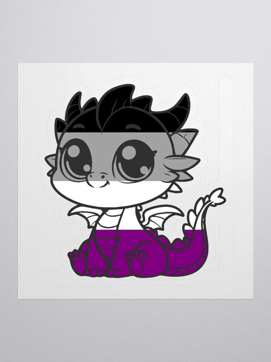 Asexual Pride Dragon Sticker product image (1)