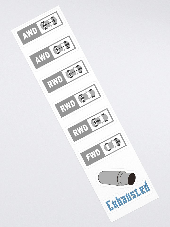 Drivetrain sticker set product image (2)