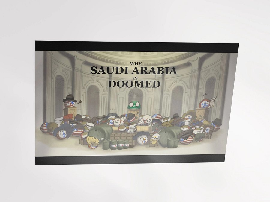 Why Saudi Arabia is Doomed / Youtube Thumbnail / Matte Poster product image (3)