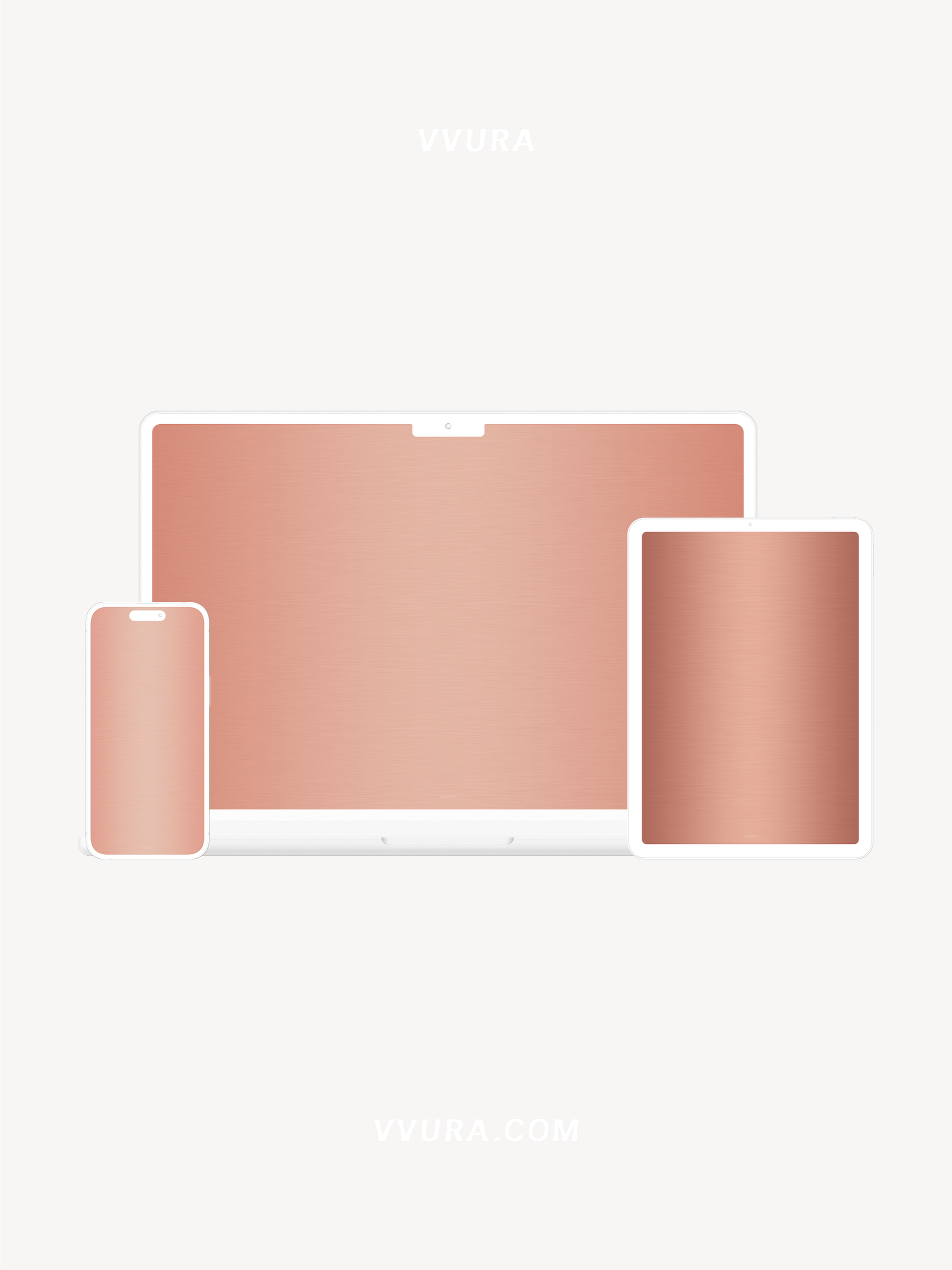 Peach Blush Minimalist Wallpaper Pack product image (1)