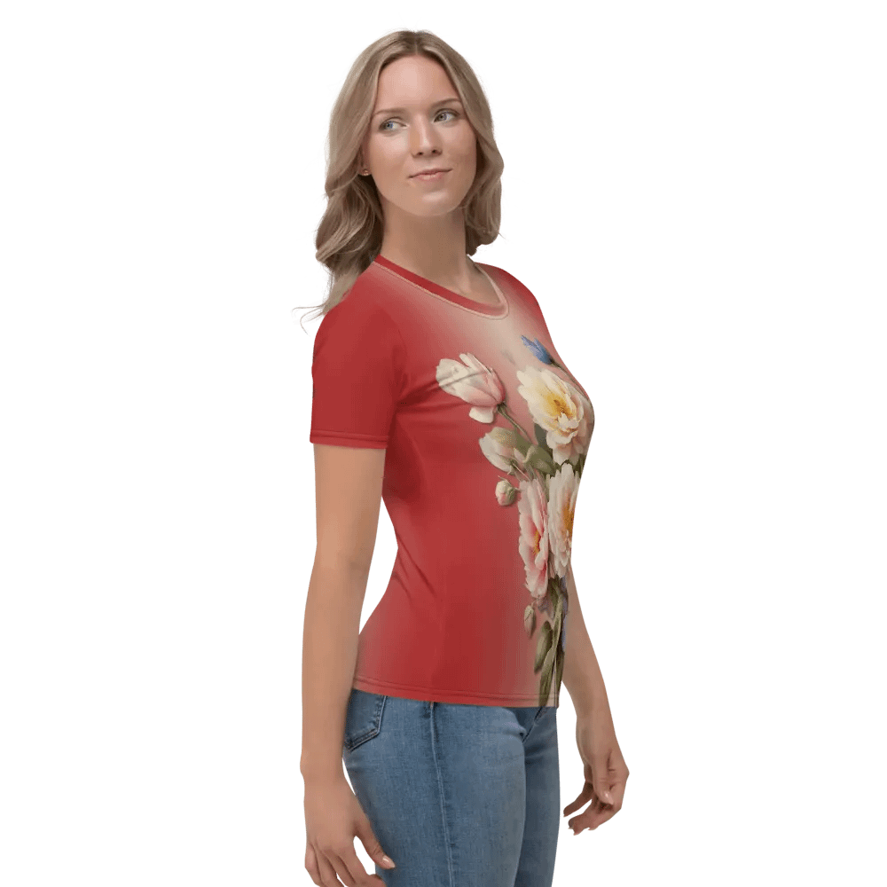 Floral Themed All Over Print T-shirt product image (5)