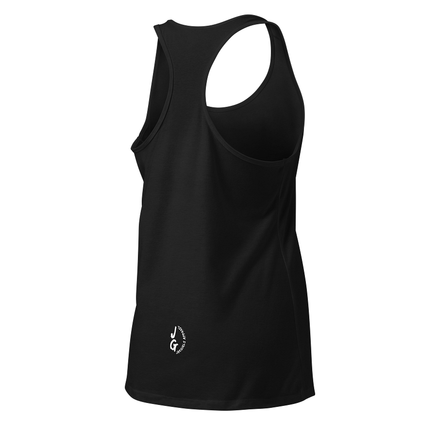 Womens Abstract Floral Racerback Tank (white logo) product image (4)