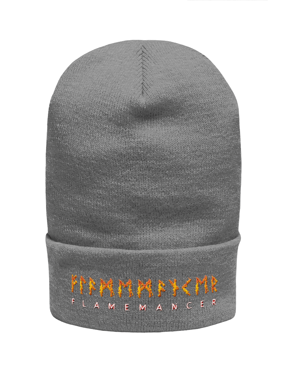 The Flamemancer | Embroidered High Top Beanie | Smoke product image (1)